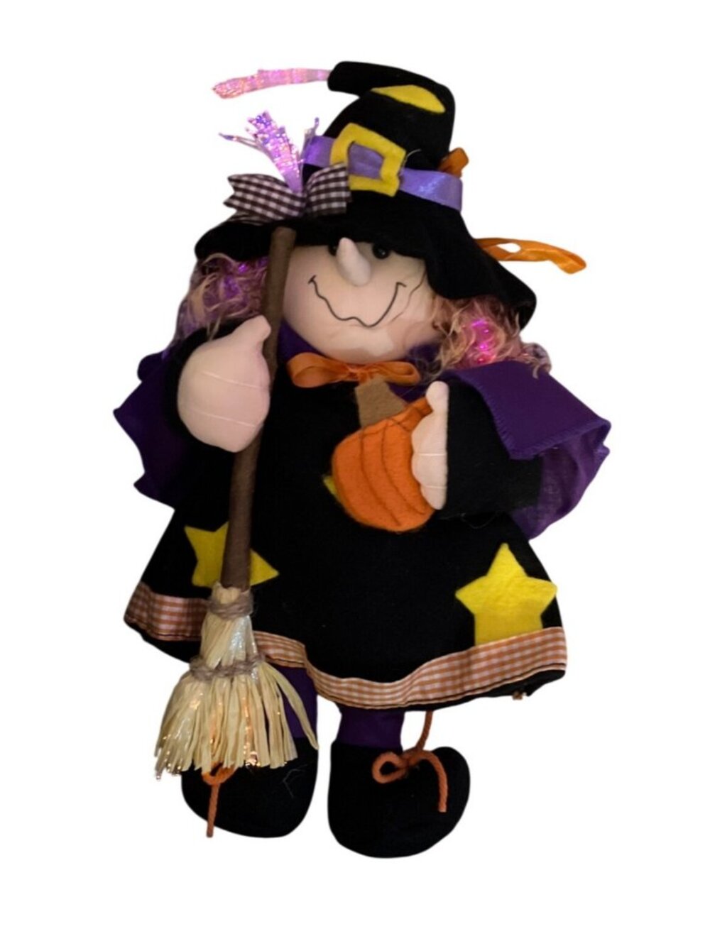 Avon Glowing Halloween Plush Witch Decoration Decorative Use Only Not A Toy